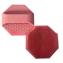 4-Pack Silicone Face Scrubber & Gentle Exfoliator – Antimicrobial Facial Cleansing, Multi-Color Brush Set