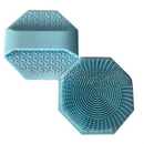 4-Pack Silicone Face Scrubber & Gentle Exfoliator – Antimicrobial Facial Cleansing, Multi-Color Brush Set