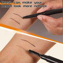 4-Pack Black Beard Filler Pen for Men - Waterproof, Precision Tip and Brush for Covering Beard and Hairline