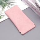 3-Pieces PU Pink Leather Glasses Pouch(18 * 8 CM) – Water Resistant, Soft Lining, Snap Closure, Universal Storage