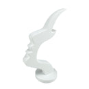 3-Pack White Abstract Face Eyewear Stand – Sculptural Desk & Nightstand Display (13.7 * 5CM)