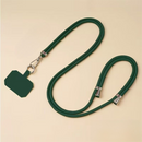 3-Pack Adjustable Green Crossbody Phone Lanyards – Dual Wear Modes, Two-Ways of Hanging,Ultra-Slim 0.6mm Patch