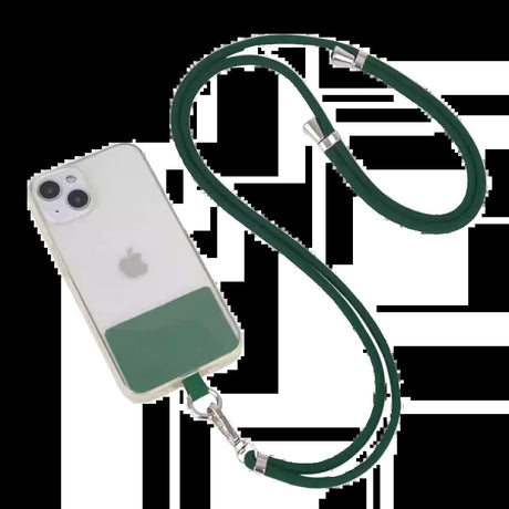 3-Pack Adjustable Green Crossbody Phone Lanyards – Dual Wear Modes, Two-Ways of Hanging,Ultra-Slim 0.6mm Patch