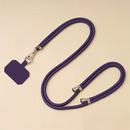 3-Pack Adjustable Purple Crossbody Phone Lanyards – Dual Wear Modes, Two-Ways of Hanging,Ultra-Slim 0.6mm Patch