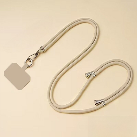 3-Pack Adjustable Khaki Crossbody Phone Lanyards – Dual Wear Modes, Two-Ways of Hanging,Ultra-Slim 0.6mm Patch