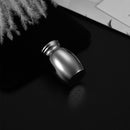 6-Pack 25x16mm Heart Pattern Mini Keepsake Urn – Steel Ashes Memento for Beloved Pets