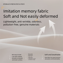 6-Piece Off-White Memory Fabric Travel Compression Packing Cubes Set - Waterproof, Anti-Wrinkle Luggage Organizer & Space Saver