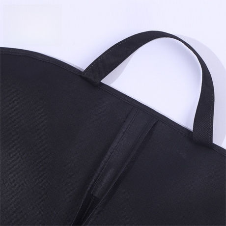 2-Pack Travel Long Dress Garment Carrier Bag Suit Bags(60×100CM) -  Non-Woven Dust Cover, Foldable Hanging Clothes Storage Bag with Reinforced Handle