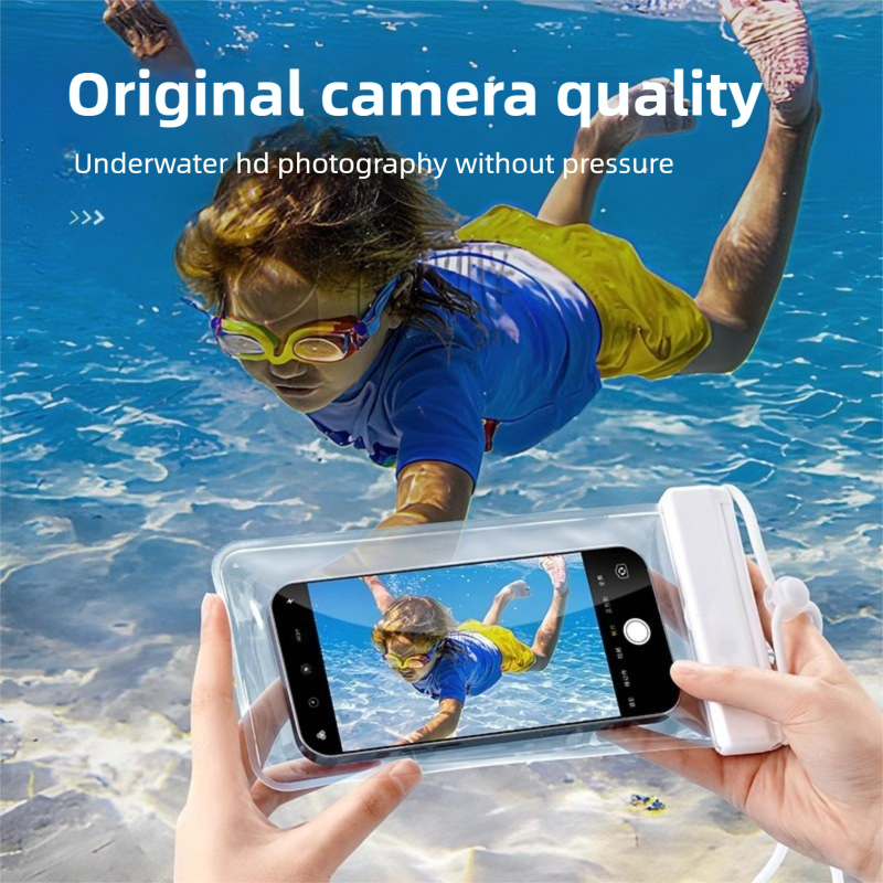 3-PCS Purple IPX8 Waterproof Phone Pouch(19×11 CM) - Universal Touch Screen & Underwater Photo Case for Swimming, Snorkeling, and Beach