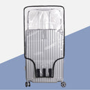 2-Pack 28" Clear PVC Luggage Cover - Heavy-Duty Waterproof & Scratch-Resistant Suitcase Protector