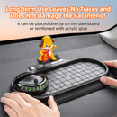 3-in-1 Cute duck Car Dashboard PVC Anti-Slip Mat - 360° Phone Holder & Magnetic Parking Plate, Washable, Non-Marking Grip