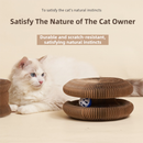 2-Pack Creative Accordion Cat Scratcher (Cat Head Design, 23x23x10CM) - Reversible Honeycomb Material Scratch Pad & Lounge Mat for Stress Relief