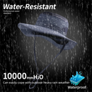 2-Pack Green Men's Adjustable Sun Protection Hat - Wide Brim, Deep Crown, Quick Dry Breathable Sun Cap with Neck Flap for Hiking & Outdoors