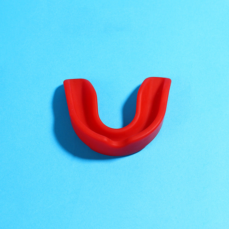 4-Pack Red Food Grade Silicone Sports Mouthguard(6x5x1.7CM) With Vented PP Case- Instant Fit Mouth Guardfor High Shock Protection
