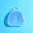 4-Pack Blue Food Grade Silicone Sports Mouthguard(6x5x1.7CM) With Vented PP Case- Instant Fit Mouth Guardfor High Shock Protection