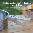 4-Pack Sliver Outdoors Home Alloy Anti-Scald Pot Clip - Ultralight Bowl Grippe for Camping BBQ Microwave Plate Retrieval and Hot Cookware
