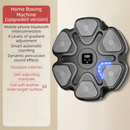 Black 6-Target Sensor Smart Bluetooth Music Boxing Training Machine - Punch Counter, USB Rechargeable, Drill-Free Wall Punch Pad for Boxing Sport Agility Reaction