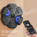 Black 6-Target Sensor Smart Bluetooth Music Boxing Training Machine - Punch Counter, USB Rechargeable, Drill-Free Wall Punch Pad for Boxing Sport Agility Reaction
