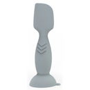 4-Pack Grey Small Silicone Ointment Applicator Spatulas(10 CM x 3.3 CM) - Cream Spreader with Suction Base, Hygienic & Precise