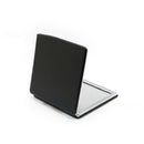 4-Pack Black Jumbo Square Folding Compact Mirror(8X8CM) - Men's Shaving & Women's Makeup Mirror, PU Leather Cover & High-Definition Glass Lens