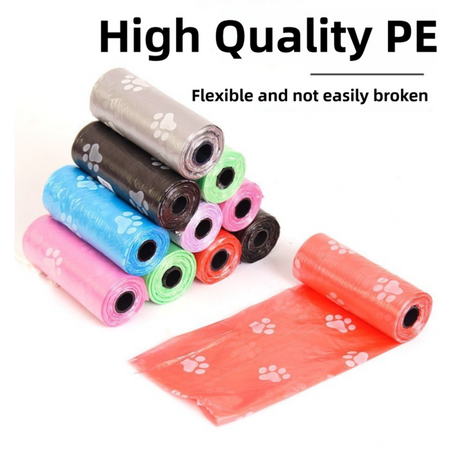 150-Count Biodegradable Dog Poop Bags with Bone Dispenser - Extra Thick Leak-Proof Pet Supplies