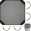 2-Pack Ventilated Resin Mesh Outdoor Air Conditioner Cover(81x81cm / 32x32inch) - Anti-Sun Heat Reduction AC Unit Net for Exterior Use