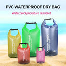 Yellow 10L PVC Waterproof Swimming Bag Bonus with Waterproof Phone Pouch - Roll-Top Floating Dry Gear Bags for Beach, Kayaking & Outdoor Sports