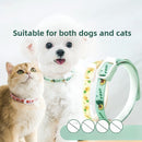 2-Pcs Green Pet Insect Repellent Collar with Plant-Based Essential Oils – Adjustable, Water-Washable & Safe for Dogs and Cats(36cm)