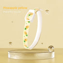 2-Pcs Yellow Pet Insect Repellent Collar with Plant-Based Essential Oils – Adjustable, Water-Washable & Safe for Dogs and Cats(36cm)