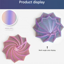 2-Pcs Silk gold Smart 3D Printed Fidget Toy - Hexagonal Illusion Folding Desk Toy for Stress Relief & Focus