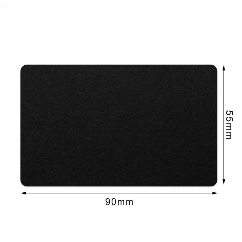Black 4 Pack Blank Cardstock DIY Flashcards Message Notes 90mm x 55mm Business Card Size for Study and Crafts 200 Pieces