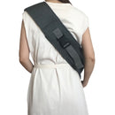 Dark Grey Adjustable Pet Carrier Sling Bag - Comfortable Wide Shoulder Strap Crossbody Tote for Cats and Small Dogs (Up to 13 lbs)