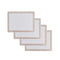 Clevinger Set of 4 MD Placemats Gold Border