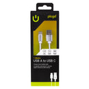 1M Charge & Sync USB A to USB C Braided Cable