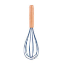 2pcs Beechwood & silicone whisk navy