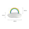 Lazy Dayz Inflatable Rainbow Cloud Float 185cm