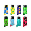 8 Pairs Fashion Novelty Funny  Socks one Size 5-13 Men  Socks  Women  Socks