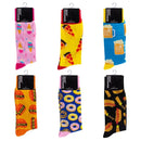 6 Pairs Fashion Novelty Funny  Socks one Size 5-13 Men Socks  Women  Socks