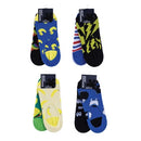 8 Pairs Unisex Novelty No Show Sock Cotton