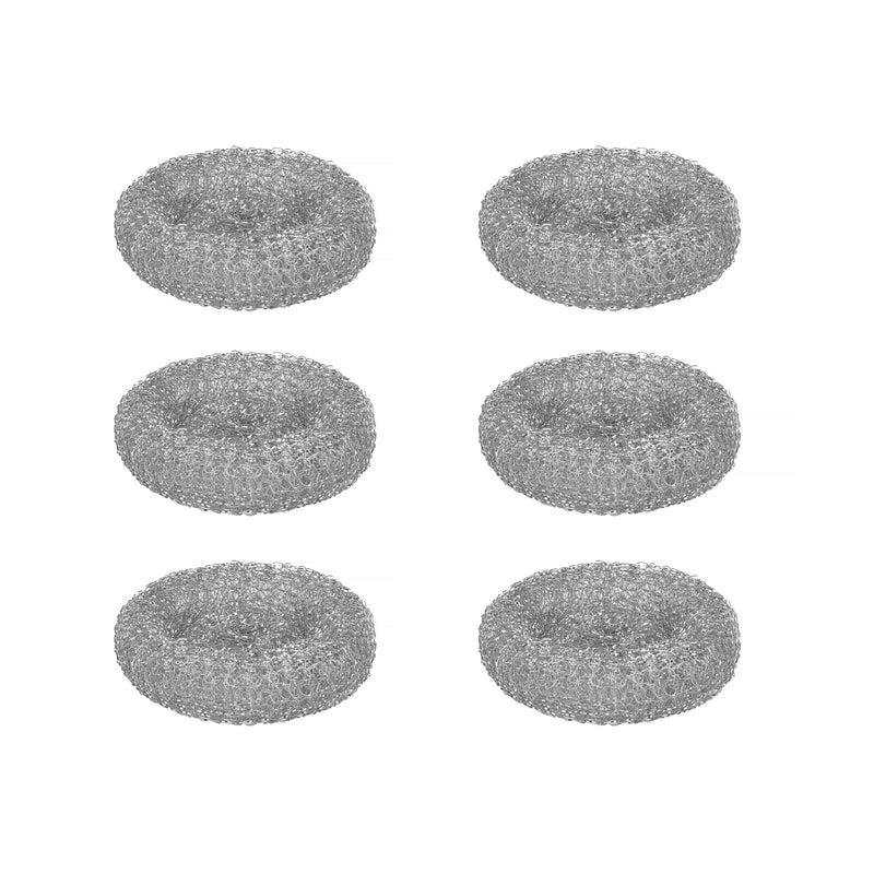 6 Pack Household Cleaning Stainless Steel Jumbo Scourers