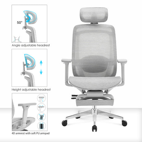 High back ergomonic mesh office chair