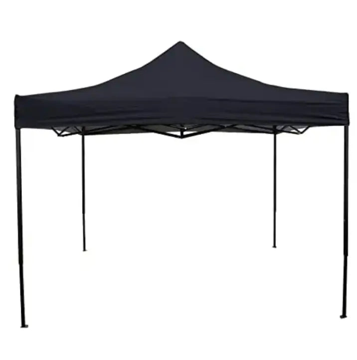 Portable Water-Resistant Gazebo 3x6 M - Black / Without Sidewalls