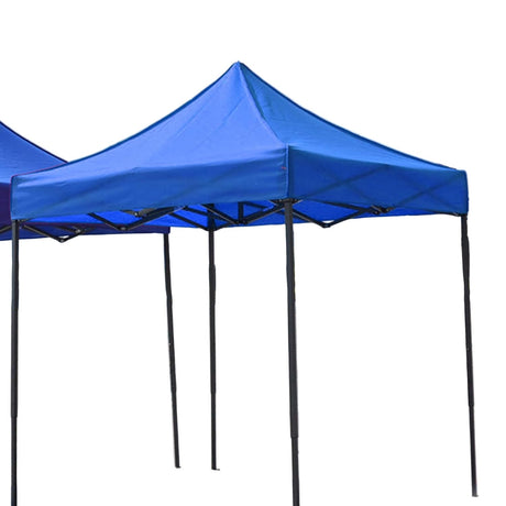 Portable Water-Resistant Gazebo 3x3 M - Black / Without Sidewalls