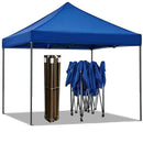 Portable Water-Resistant Gazebo 3x4.5 M - Blue / With Sidewalls