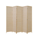 Bamboo Room Divider – 5 Panel Folding Privacy Screen