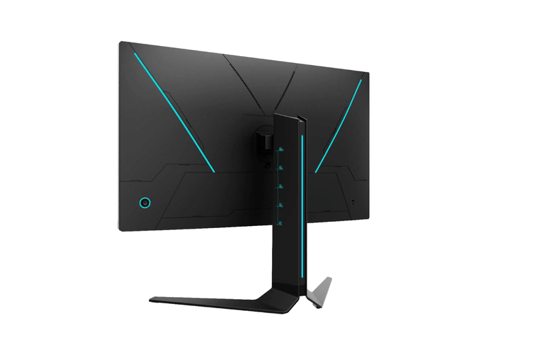 QMAX Gaming Computer Monitor 27" IPS panel Flat QHD (2560 x 1440) 165Hz 1ms Adaptive Sync with Speakers Height Adjustable, Pivot, DP Cable Included