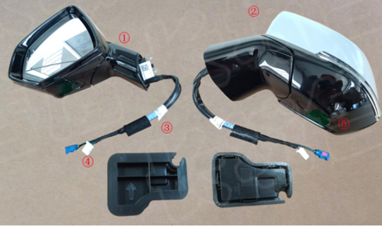 White 10 +1 Wire RH 2022 and before Great Wall Haval H6 Edition Electric Folding Steering Car Rearview Assembly Exterior Mirrors