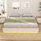 Artiss Queen Bed Frame with 16Colour Led Light Wooden Platform Bed Base DAYGLOW