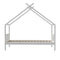 Artiss Bed Frame Wooden Base Kids Single Timber House Beds White