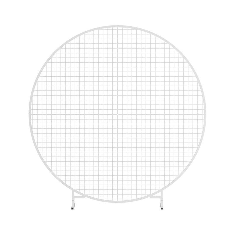 2M Round Backdrop Stand Wedding Background Decoration Party Flower Balloon Display